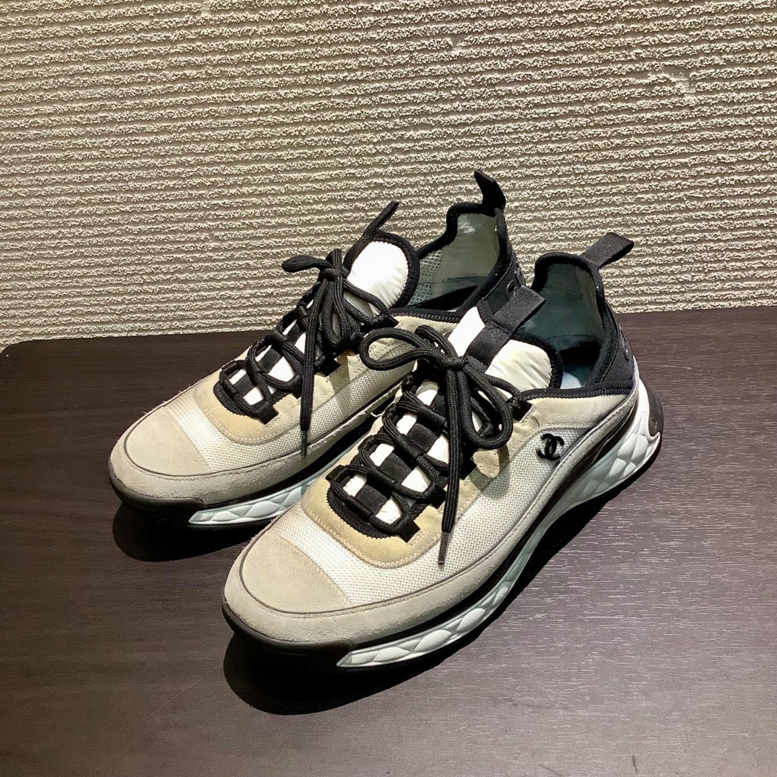 シャネル CHANEL ココマーク ファブリック ハイテク スニーカー 