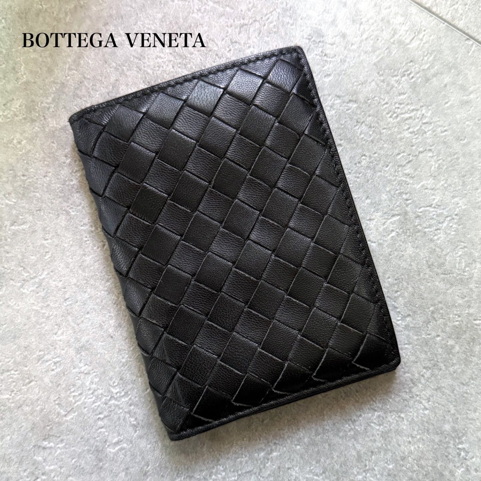 美品 BOTTEGA VENETA ボッテガヴェネタ イントレチャート カードケース 