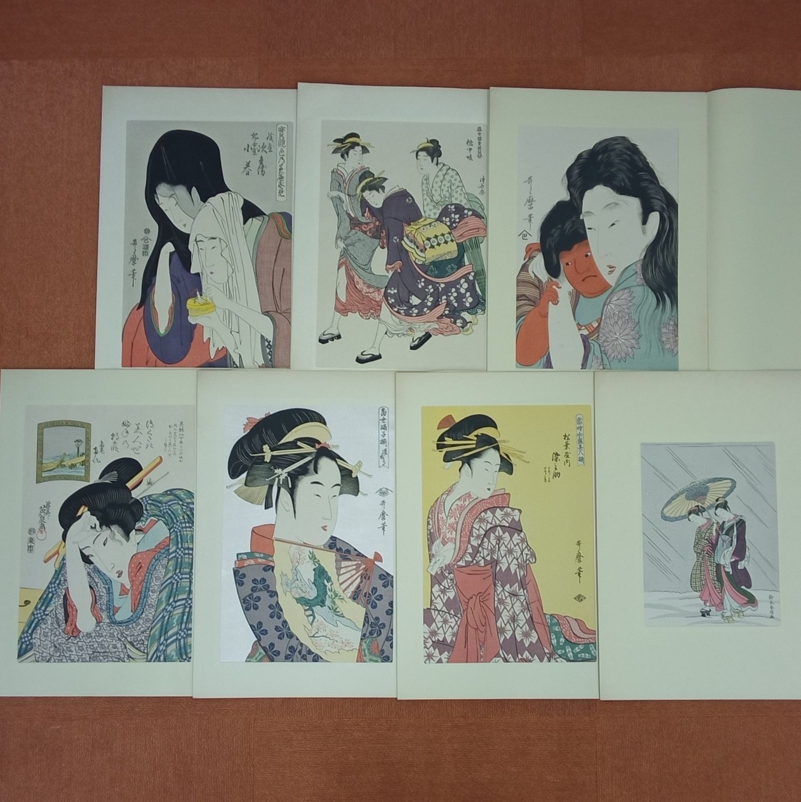 未刊浮世絵美人名画撰　　版画　アダチ版画 公式】アンティーク家具ラフジュ工房商品詳細ページ未刊 浮世絵美人
