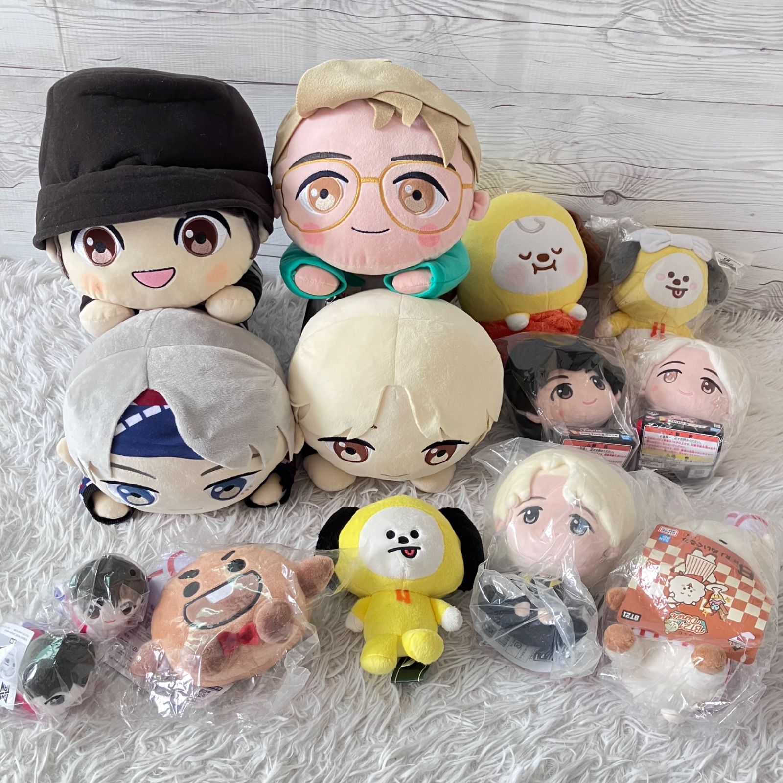 bt21 tinytan bts まとめ売り バラ売り 247点 BTS ぬいぐるみ BT21 TinyTAN 大量まとめ売り 未開封多数 タグあり多数