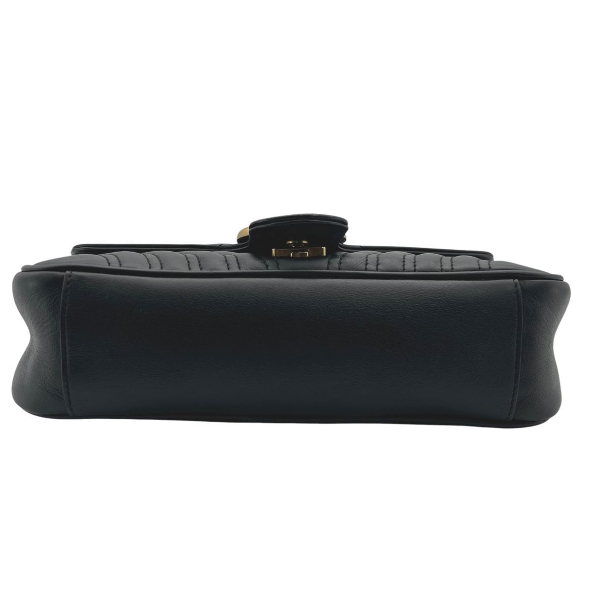 中古】GUCCI グッチ GGマーモント レザーチェーンショルダーバッグ