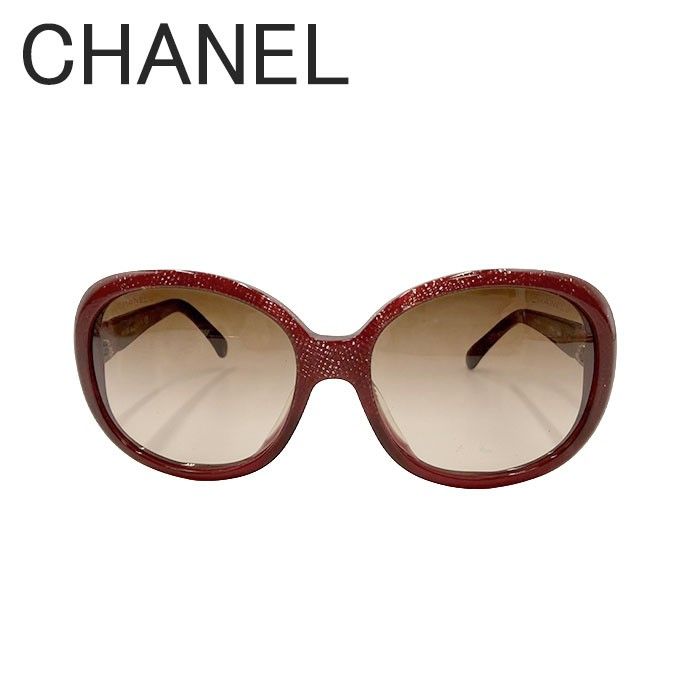 CHANEL サングラス ココマーク グラデーション イタリア製 アイウェア シャネル CHANEL サングラス ココマーク レッド系 グラデーション