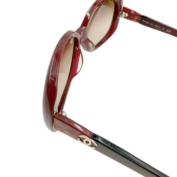 シャネル CHANEL サングラス ココマーク レッド系 グラデーション