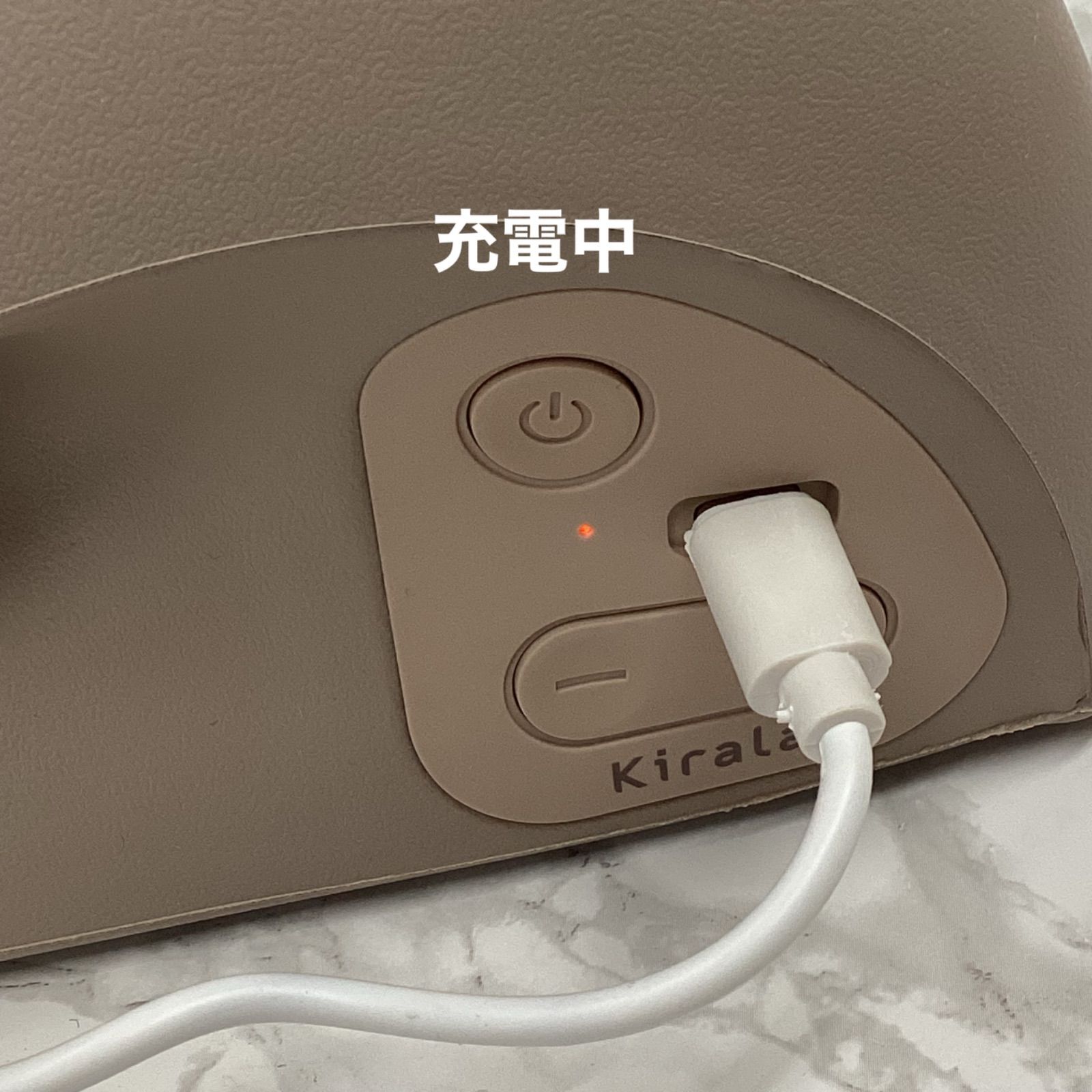 中古・美品】kirala ネックストレッチャー ベージュ - メルカリ