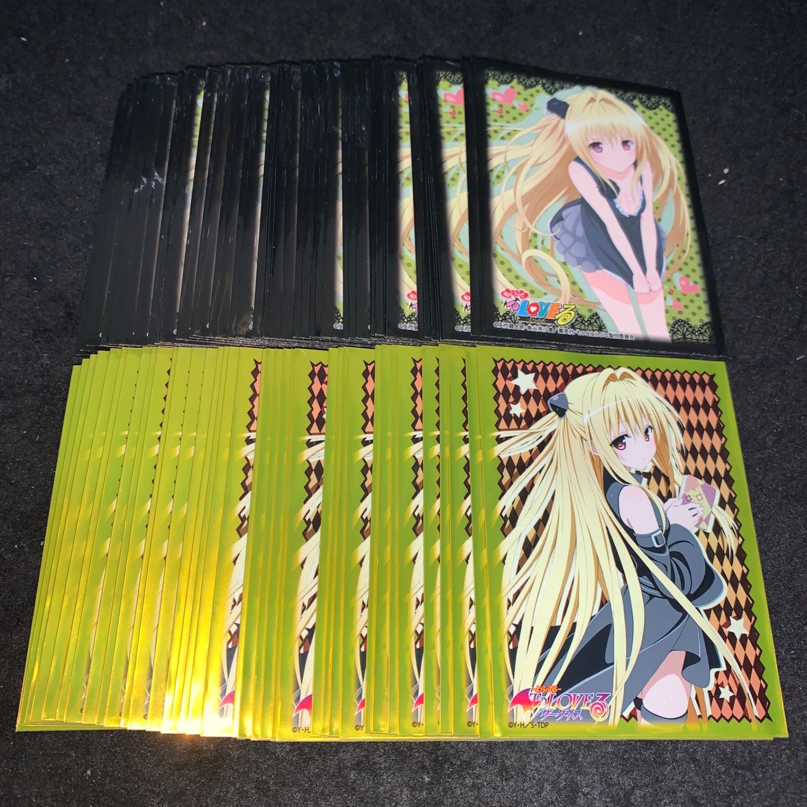 No.P5630 大量 スリーブ ToLOVEる ダークネス 金色の闇 キャラスリ 82