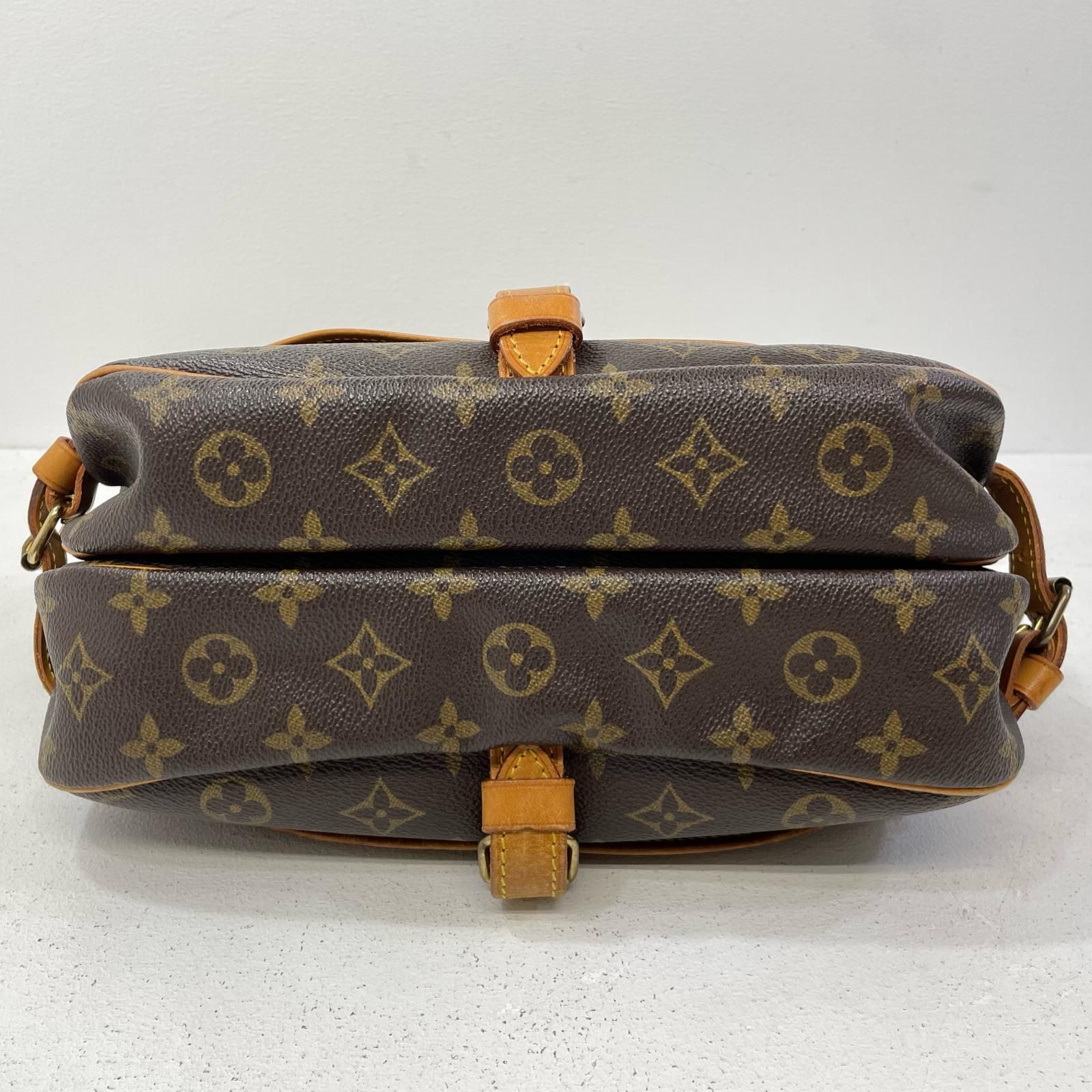 【中古】LOUIS VUITTON | ルイ・ヴィトン ソミュール30　ショルダーバッグ M42256　ブラウン【尾張小牧店】 中古】LOUIS VUITTON | ルイ・ヴィトン ソミュール30 モノグラム
