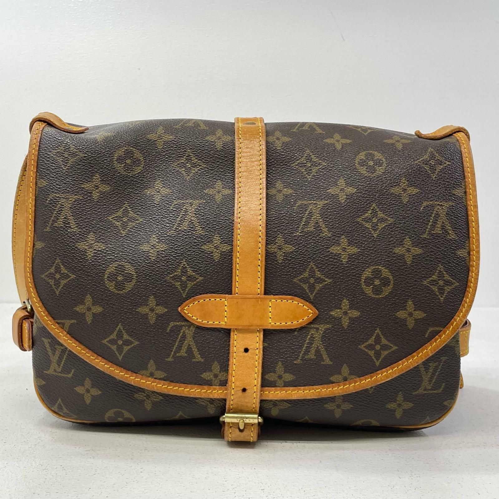 【中古】LOUIS VUITTON | ルイ・ヴィトン ソミュール 30 モノグラム ショルダーバッグ M42256 ブラウン【尾張小牧店】 LOUIS VUITTON - 【中古】LOUIS VUITTON | ルイ・ヴィトン ソミュール