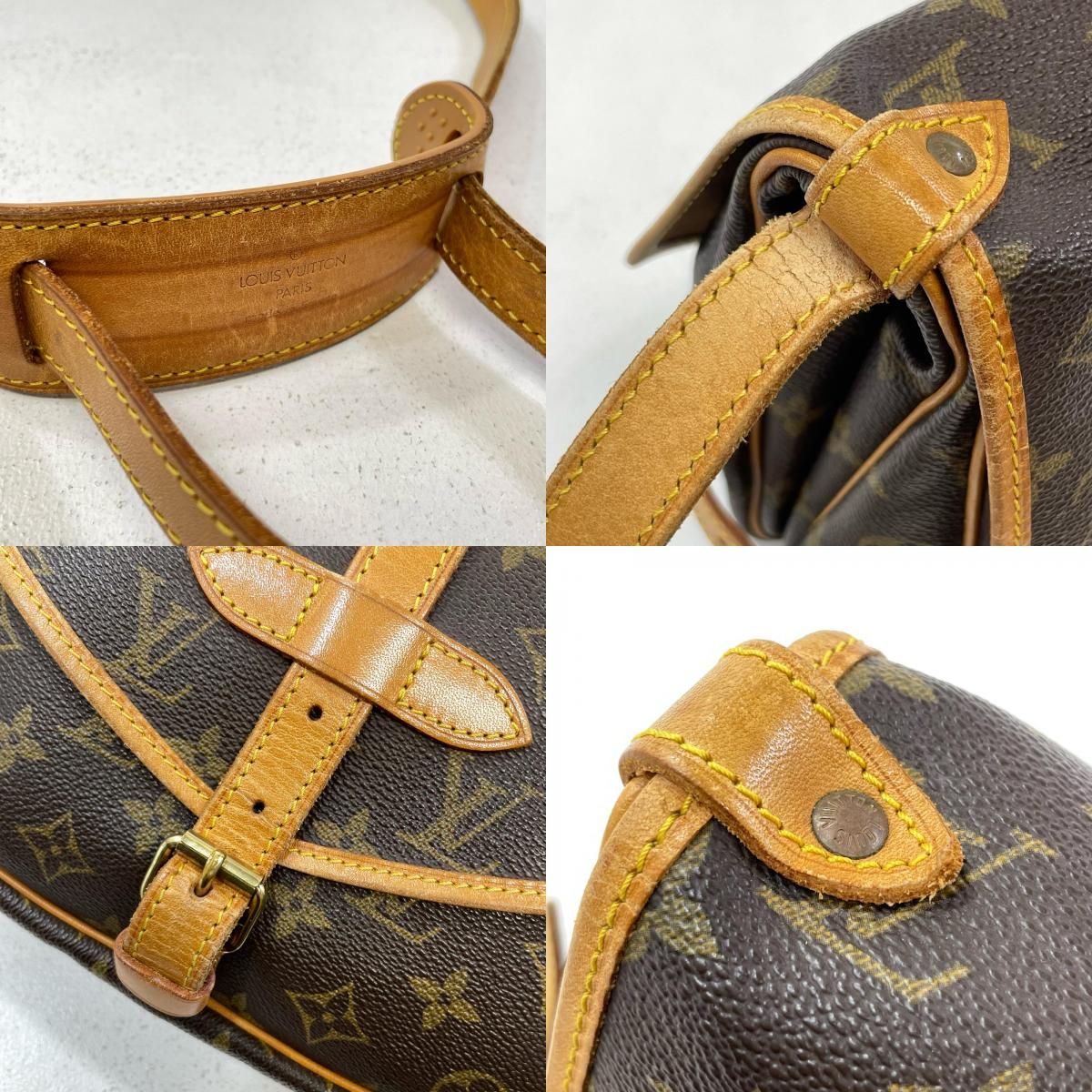 【中古】LOUIS VUITTON | ルイ・ヴィトン ソミュール30　ショルダーバッグ M42256　ブラウン【尾張小牧店】 中古】LOUIS VUITTON | ルイ・ヴィトン ソミュール30 モノグラム