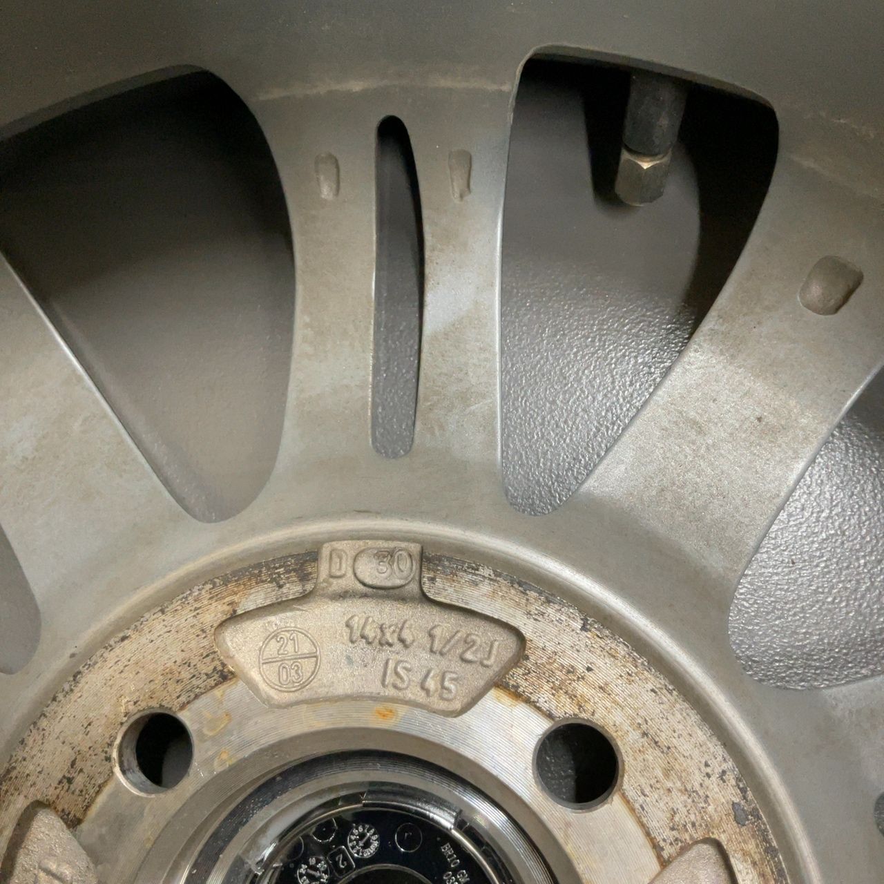 Balminum14×4.5J 4穴 +45 PCD100 & BRIDGESTONE（ブリヂストン）VRX3