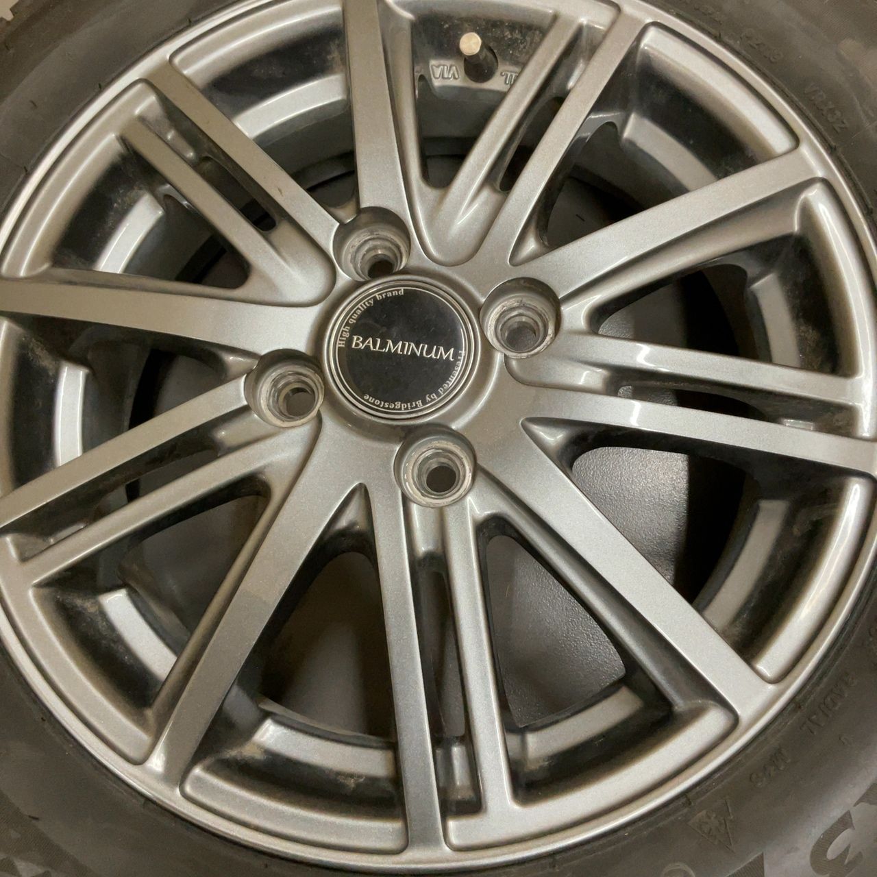 Balminum14×4.5J 4穴 +45 PCD100 & BRIDGESTONE（ブリヂストン）VRX3