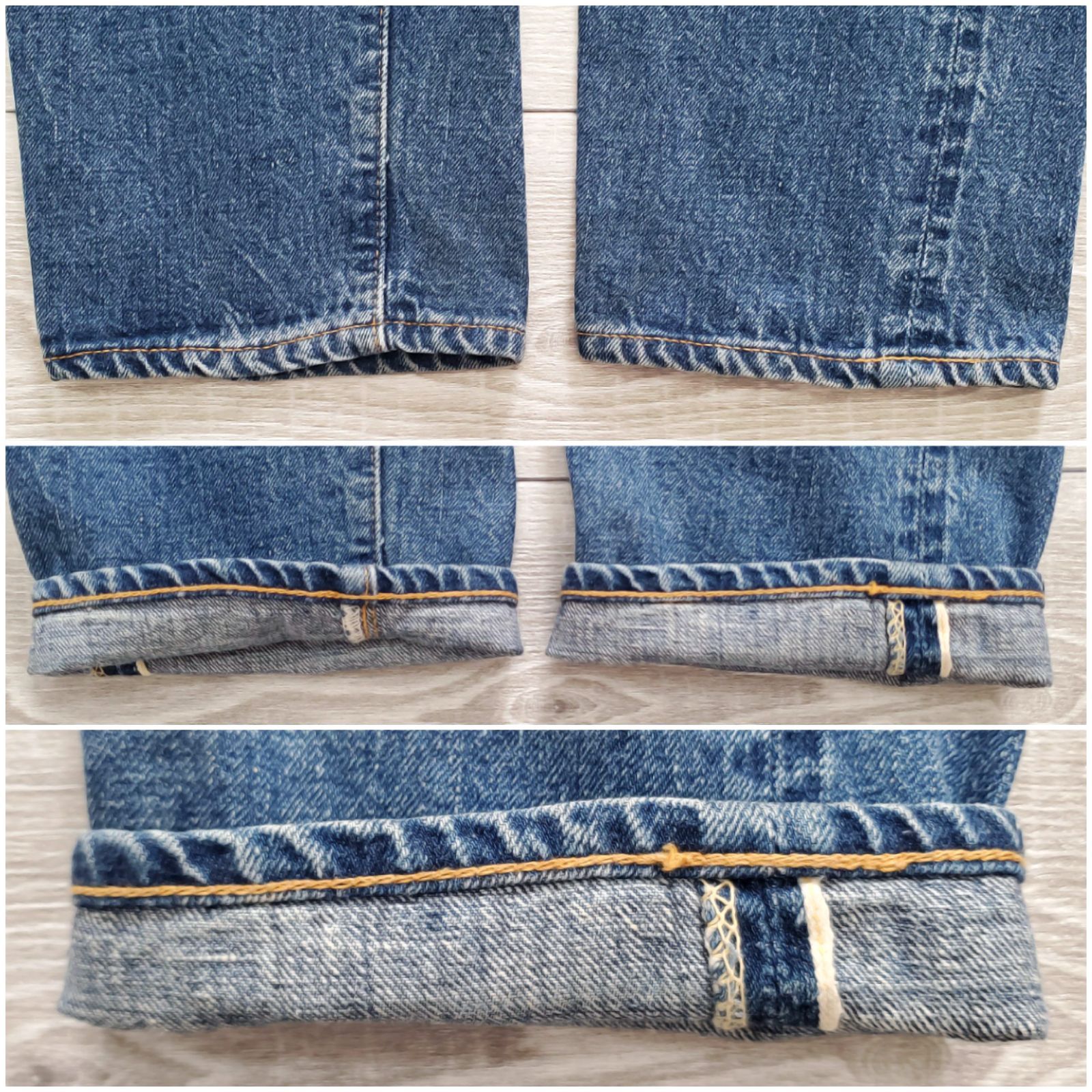 WAREHOUSEウエアハウス□美品 2018年 日本製 2ND HAND 1606 USED WASH