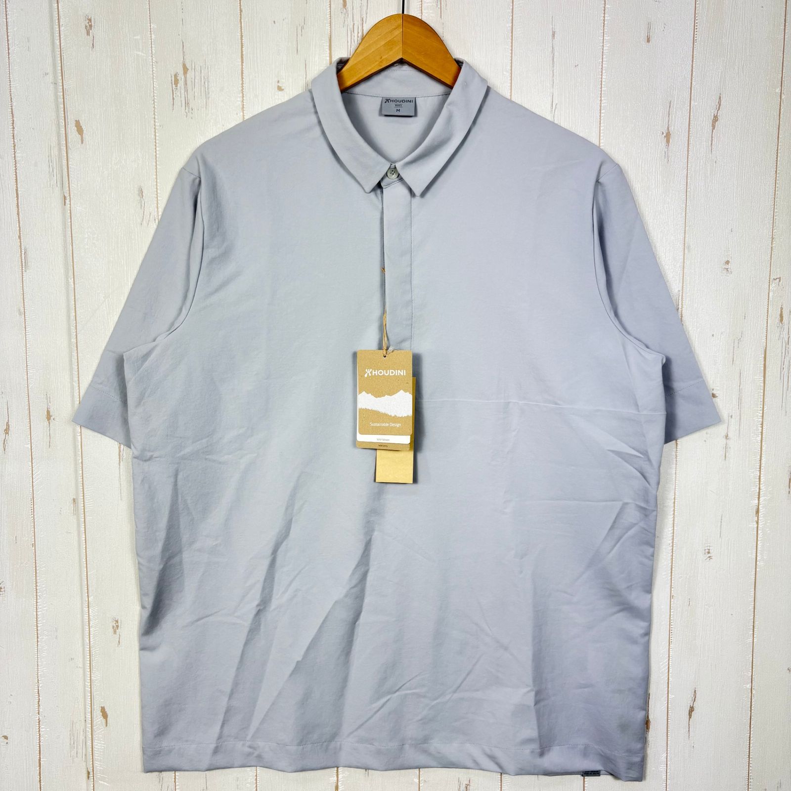 ✉️Men's M グレー系 Houdini ( フーディニ ) メンズ コスモ シャツ