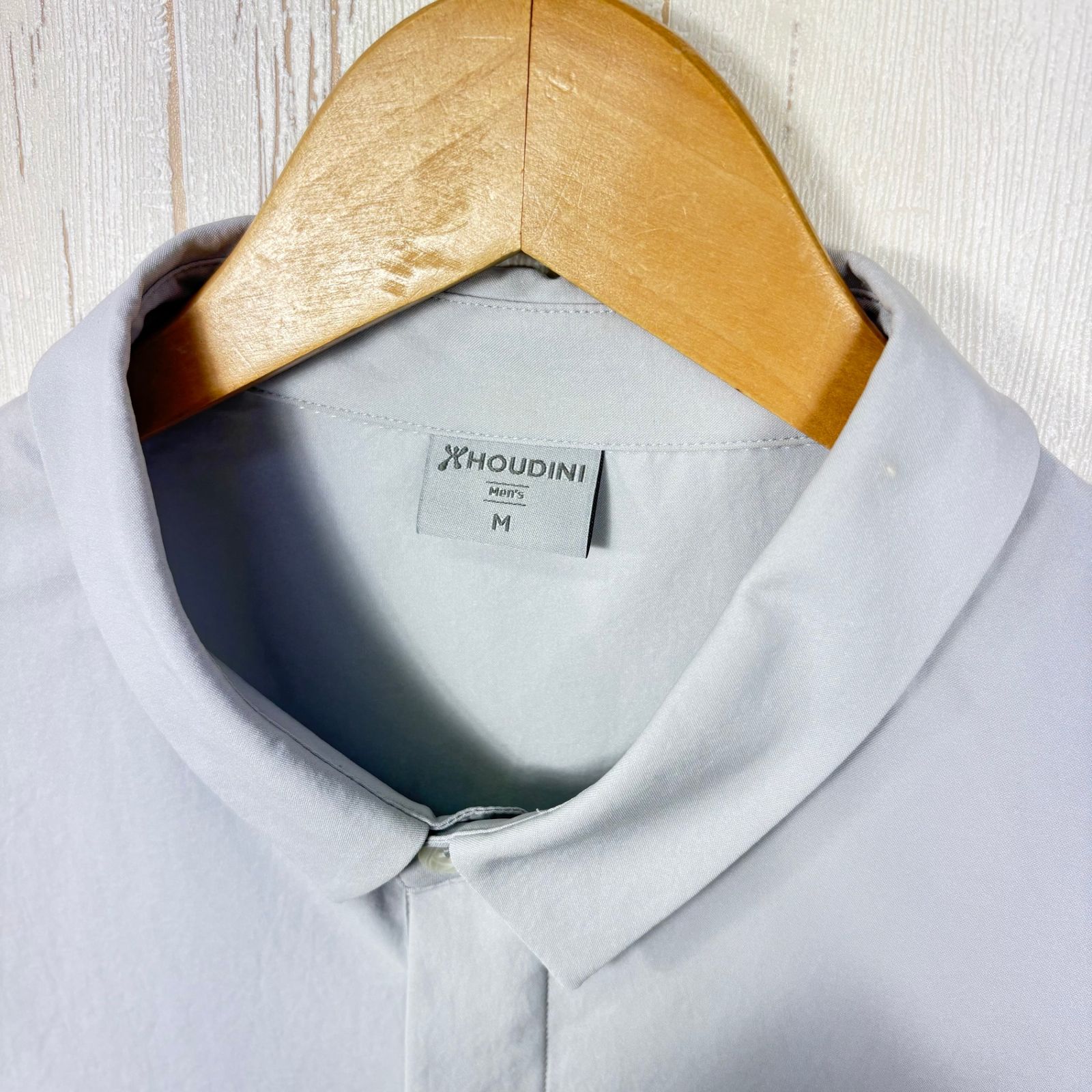 ✉️Men's M グレー系 Houdini ( フーディニ ) メンズ コスモ シャツ