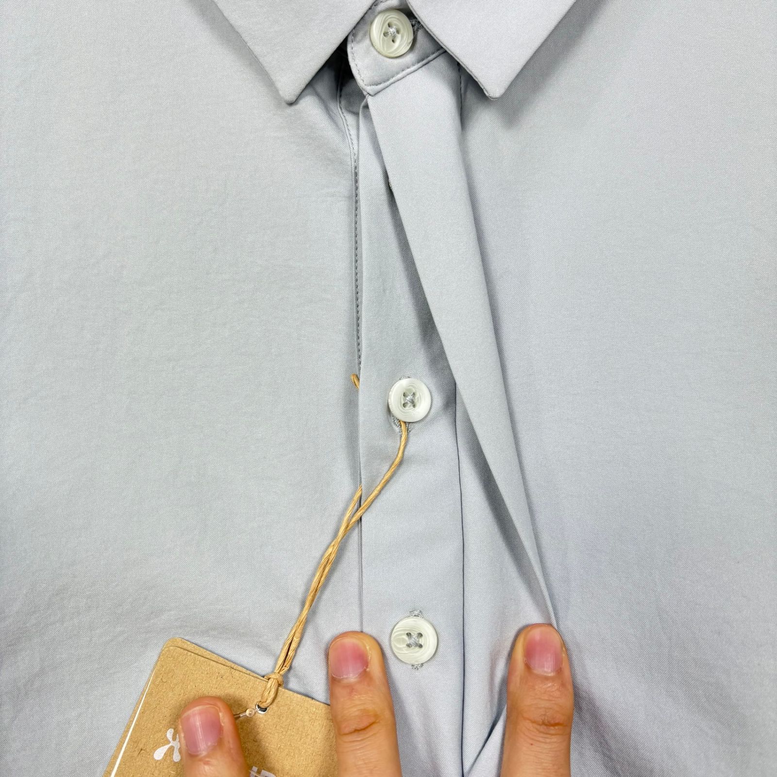 ✉️Men's M グレー系 Houdini ( フーディニ ) メンズ コスモ シャツ