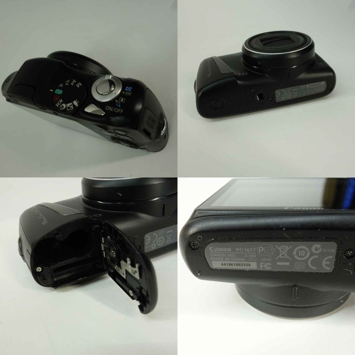Canon キヤノン PowerShot SX150 IS ブラック コンパクトデジタル 