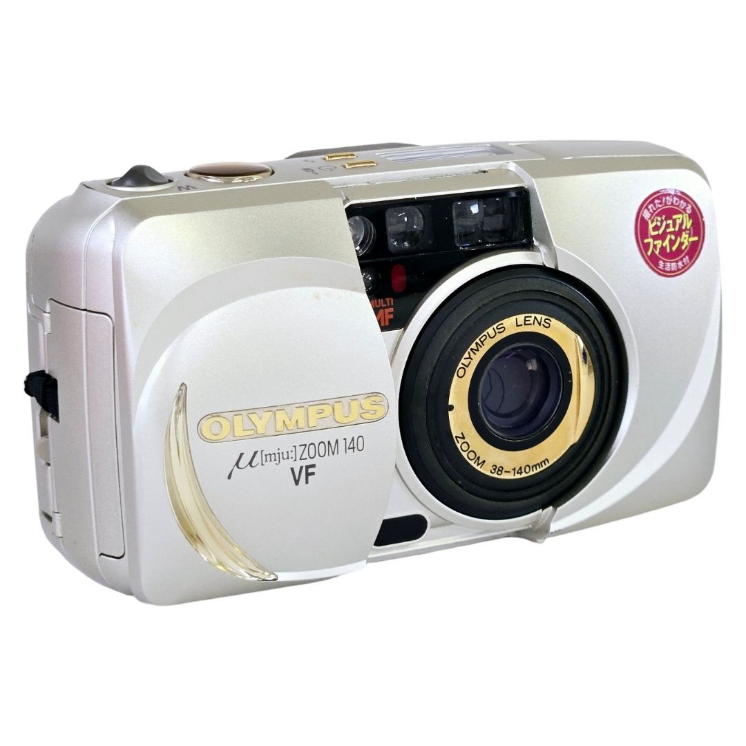 完動品 オリンパス μ(ミュー)ZOOM 140 フィルムカメラ 美品】 OLYMPUS オリンパス μ [mju:] ZOOM 140 VF オートフォーカス