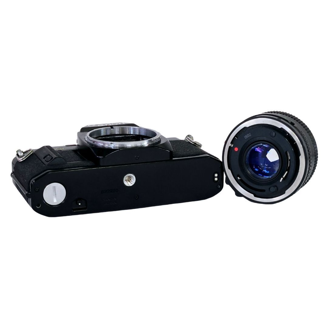 良品】 CANON キャノン AV-1 NEW FD 50mm F2 ボディ レンズセット