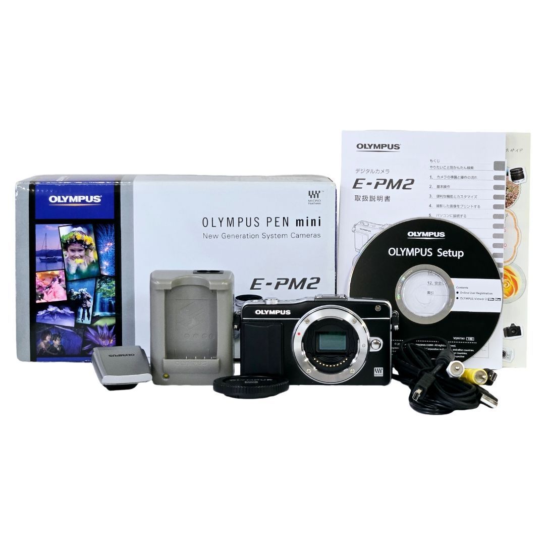 良品】 OLYMPUS オリンパス PEN mini E-PM2 ボディ ショット数1878回