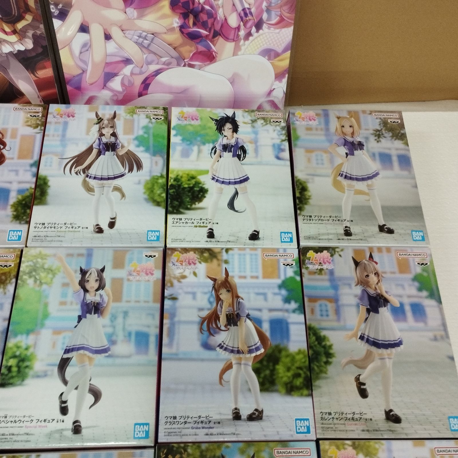 ウマ娘 中古フィギュア7体まとめ売り＋新品アクリルスタンド2個 D29622】ウマ娘 プリティーダービー フィギュア グッズ アクリル