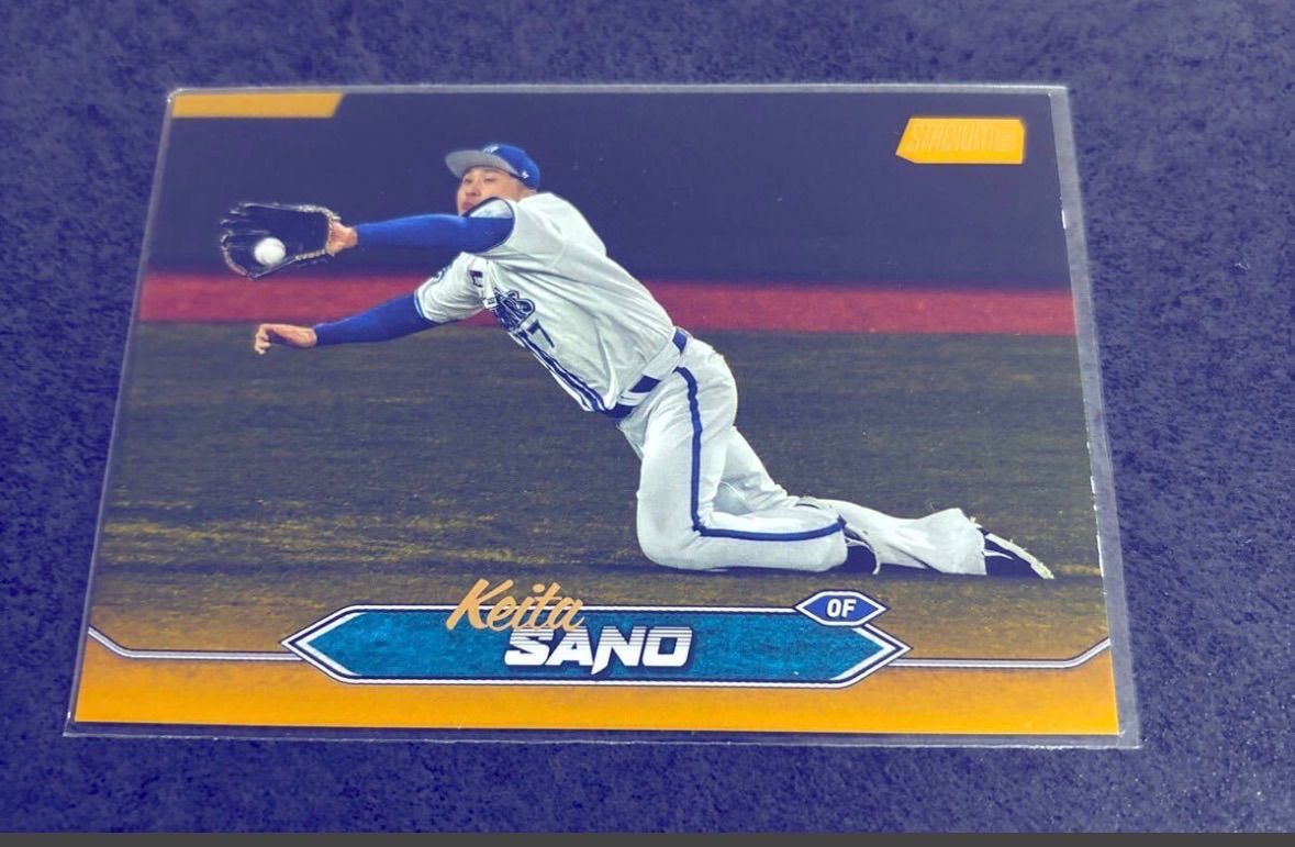 佐野恵太 Topps stadium club NPB 2024 50枚限定 YELLOW PARALLEL 横浜