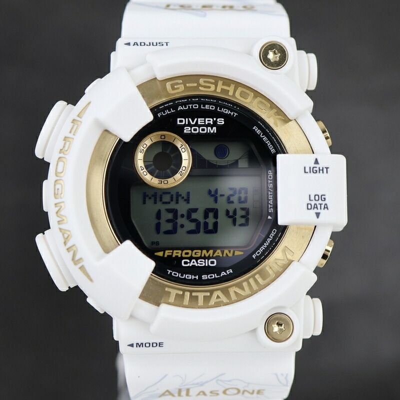 CASIO G-SHOCK FROGMAN GW-8201K-7JR！中古品 G-Shock Frogman ICERC Dolphin and Whale GW-8201K-7JR - Shopping In