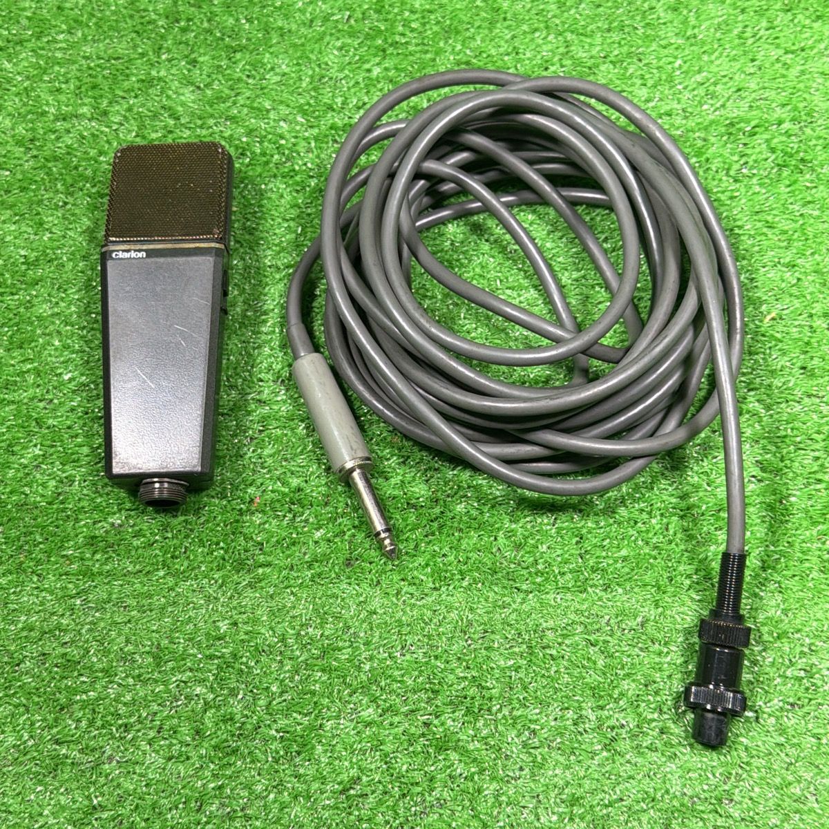 Clarion製のDMA-170ダイナミックマイク　コイル式ケーブル付き Clarion クラリオン DMA-170 観光バス用ダイナミックマイク 専用ロング