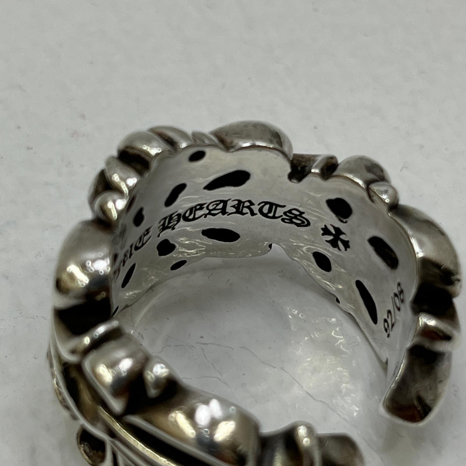 加古川店】 中古 CHROME HEARTS | クロムハーツ リング・指輪 DBL FLRL