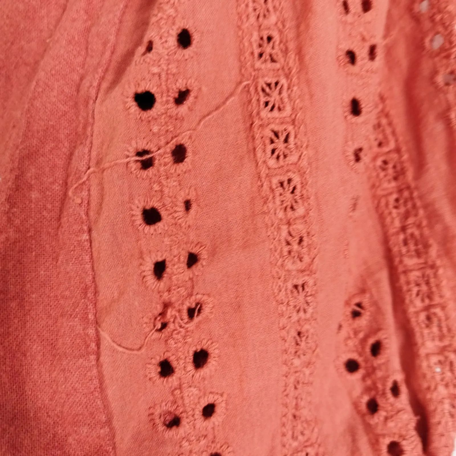 GO HEMP ゴーヘンプ LINDEN BLOSSOM パンチングレース プルオーバー 