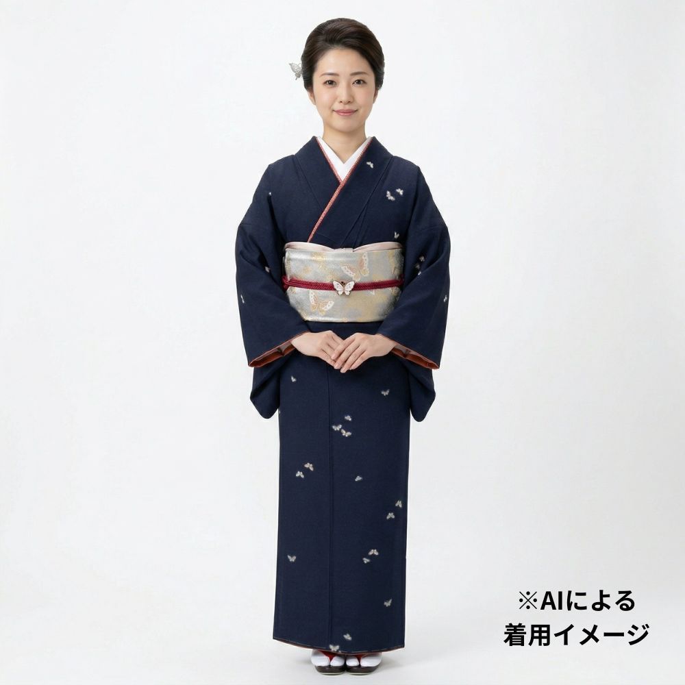 YU-042 小紋 四季折々 流水文 未使用品 しつけ糸付 古典柄 美品 期間限定出品】しつけ糸つき 江戸小紋 - メルカリ