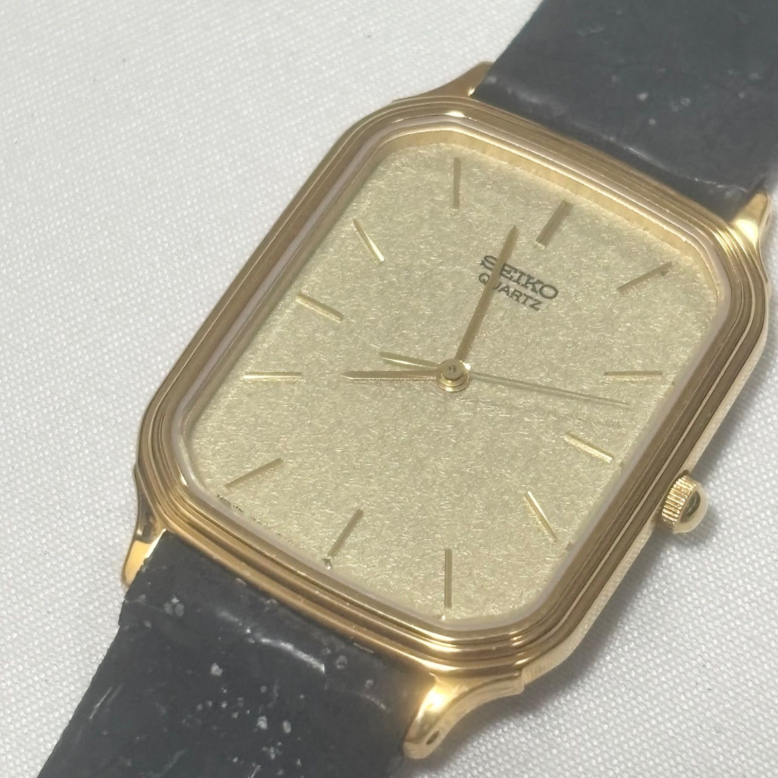 送料無料】SEIKO/セイコー/9021-5090/ゴールド×ブラック/クォーツ 