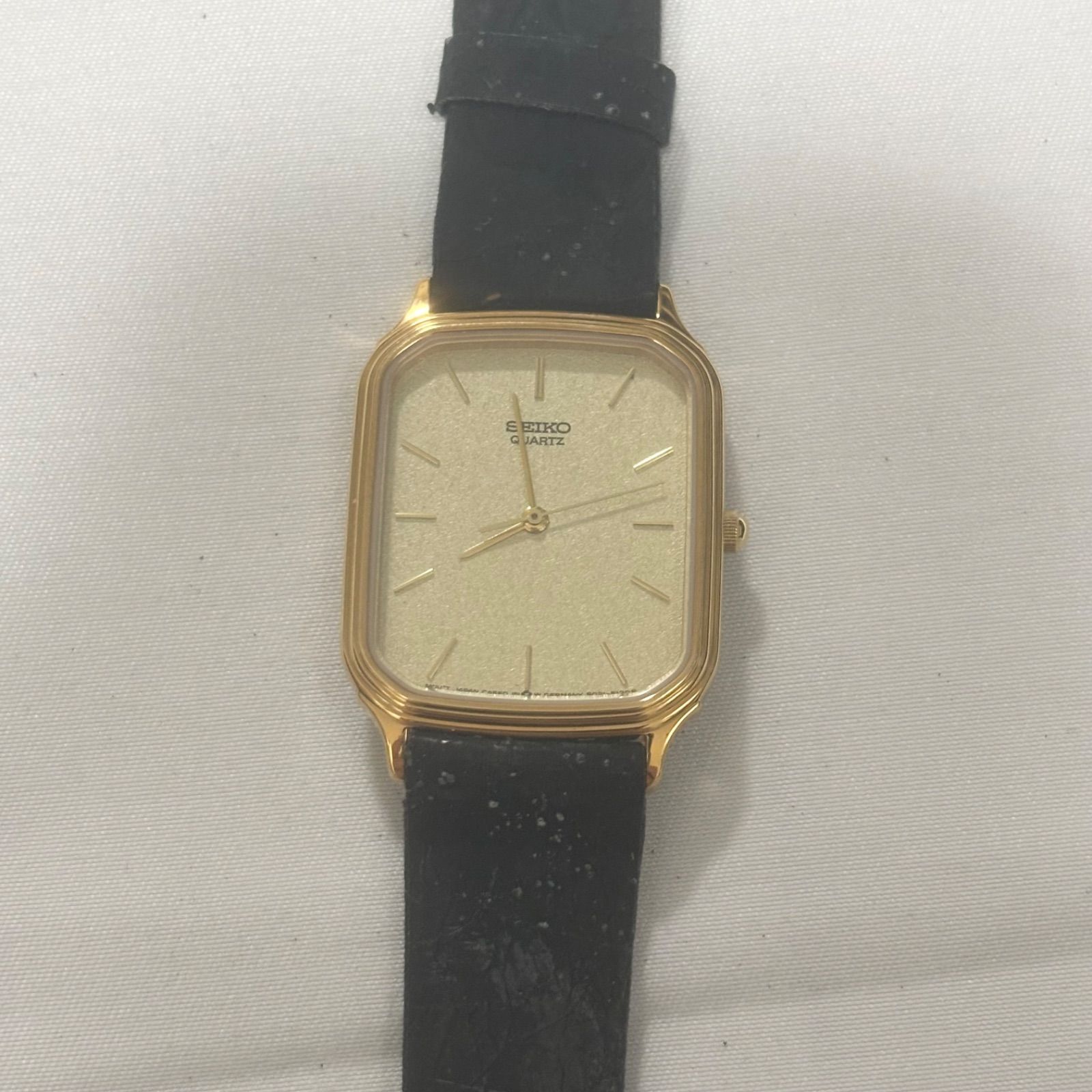 送料無料】SEIKO/セイコー/9021-5090/ゴールド×ブラック/クォーツ