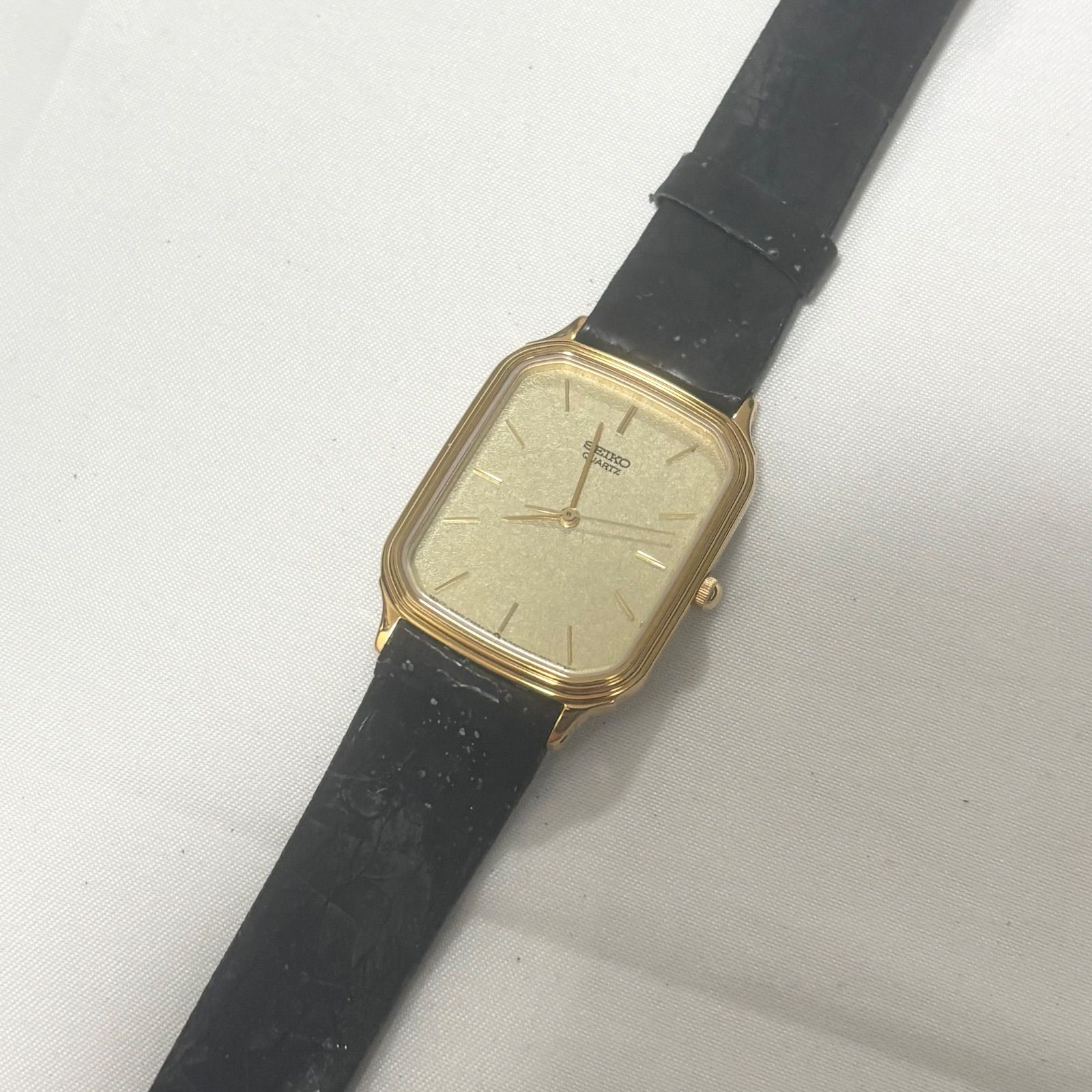 送料無料】SEIKO/セイコー/9021-5090/ゴールド×ブラック/クォーツ