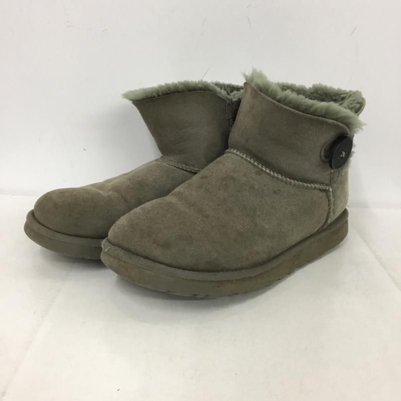 UGG ugg boots short boots 3352 sheepskin boots MINI BAILEY BUTTON 24cm
