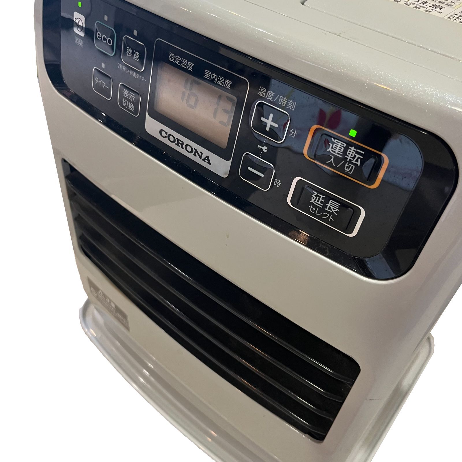 CORONA コロナ　石油ファンヒーター　FH-ST3211Y　中古 美品 動作良好 コロナ FH-ST3211Y 石油ファンヒーター ホワイト 9-12畳