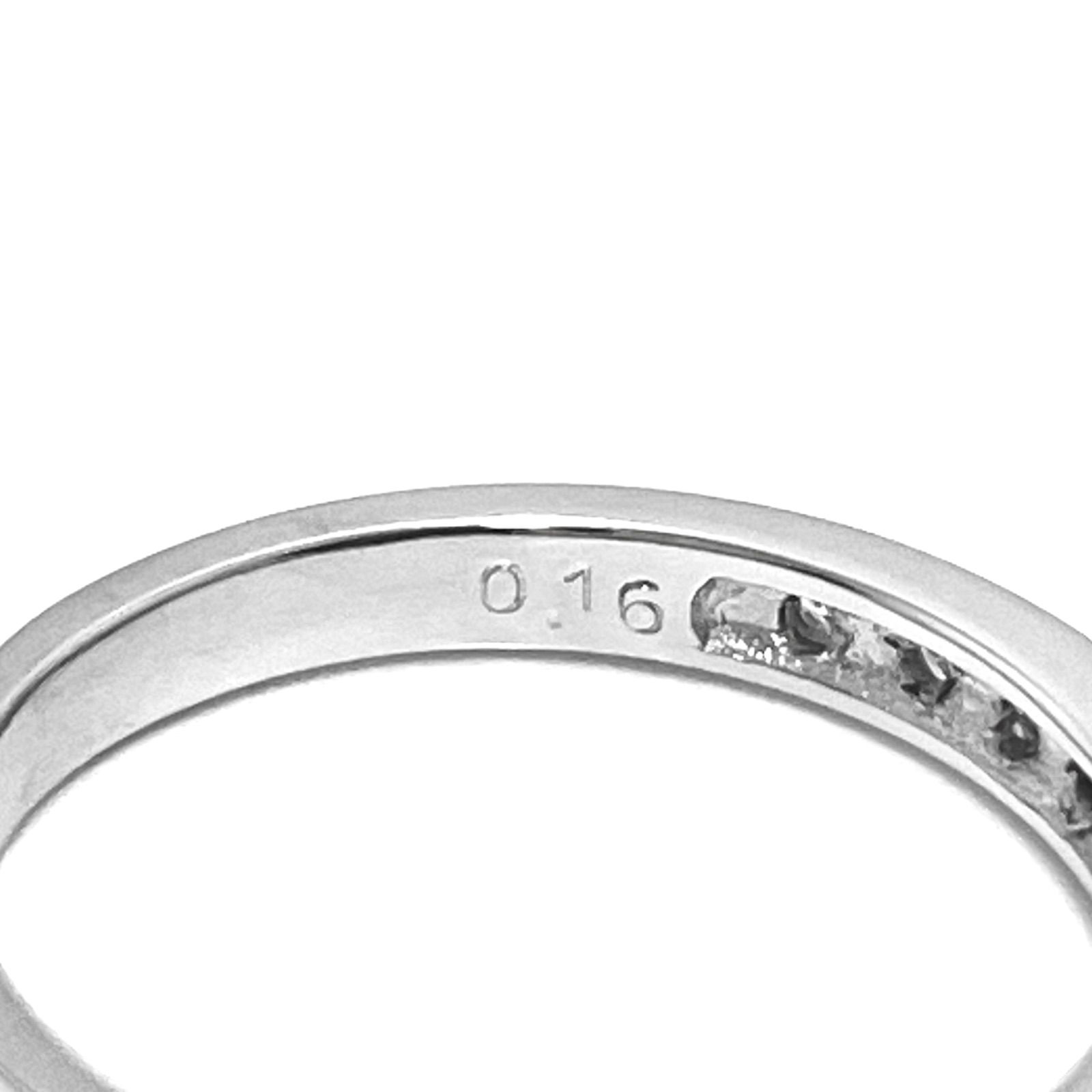 TASAKI / タサキ ハーフエタニティ ダイヤリング Pt900 0.16ct 9.5号 