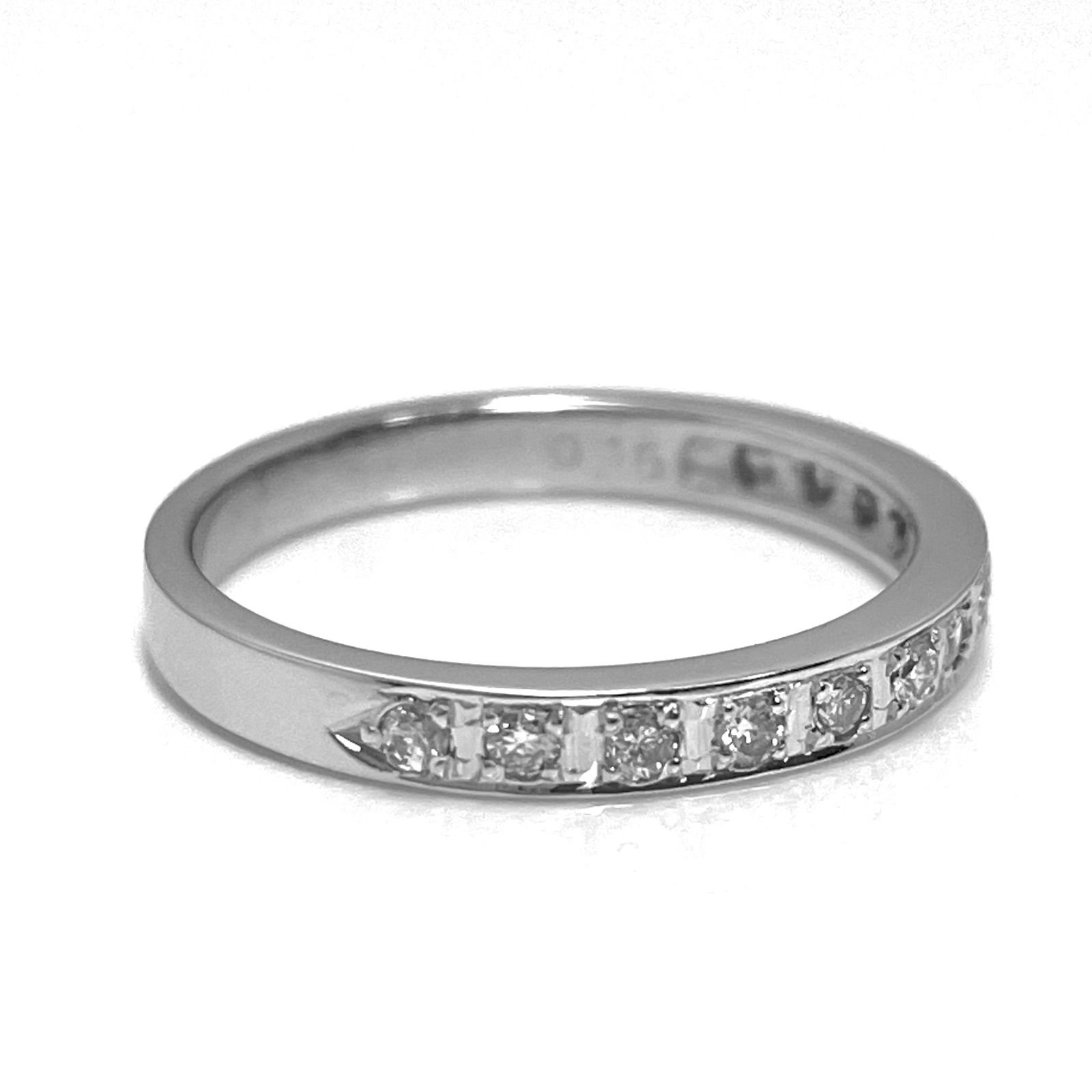 TASAKI / タサキ ハーフエタニティ ダイヤリング Pt900 0.16ct 9.5号 