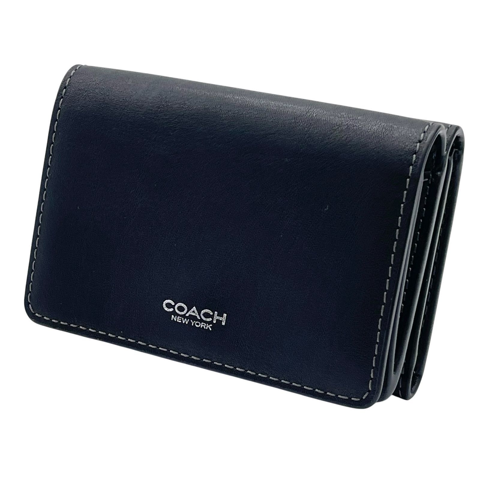 COACH コーチ ミニトライフォールド CM437 フルグレインレザー 財布