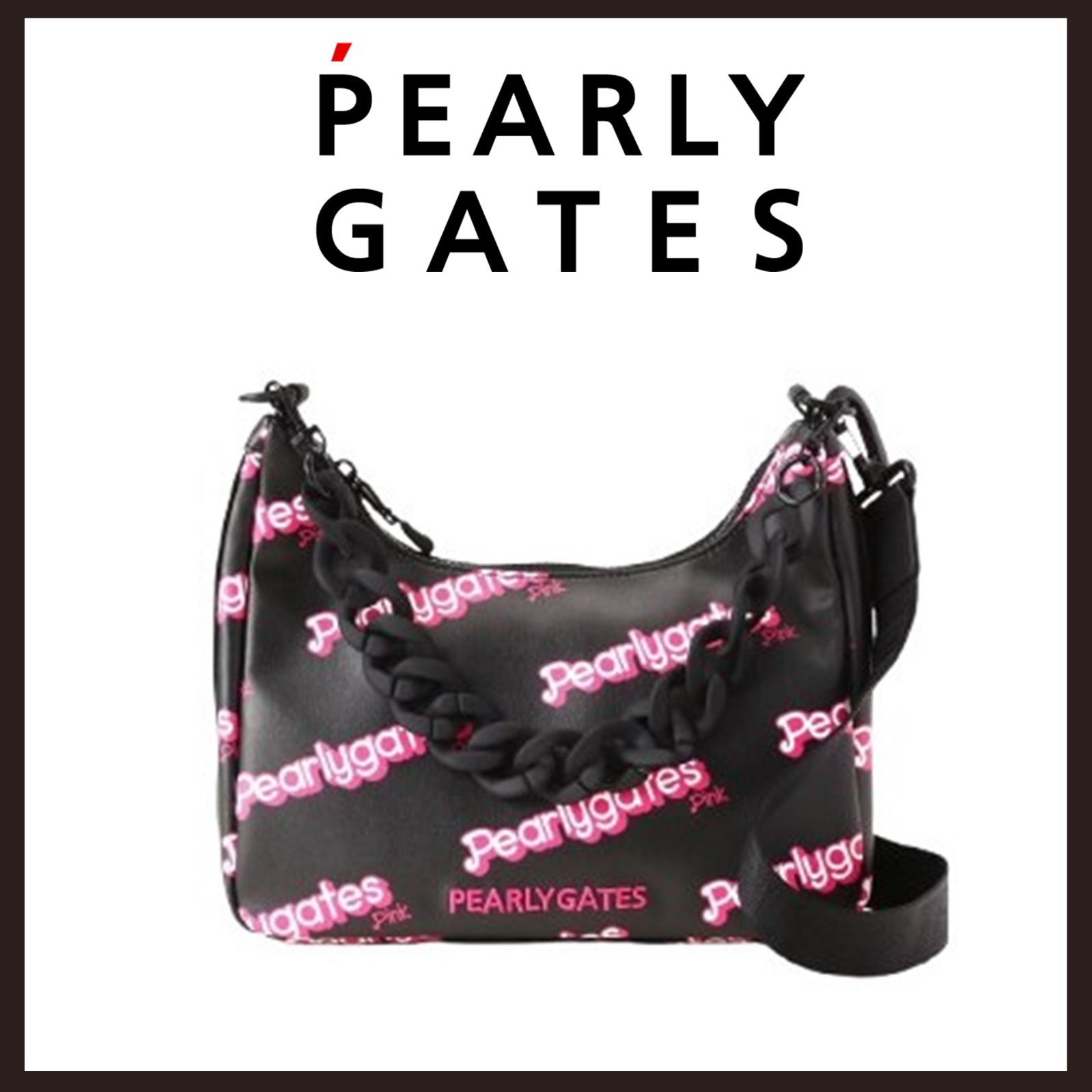 新品未使用 PEARLY GATES（パーリーゲイツ） Pinkロゴ カートバッグ