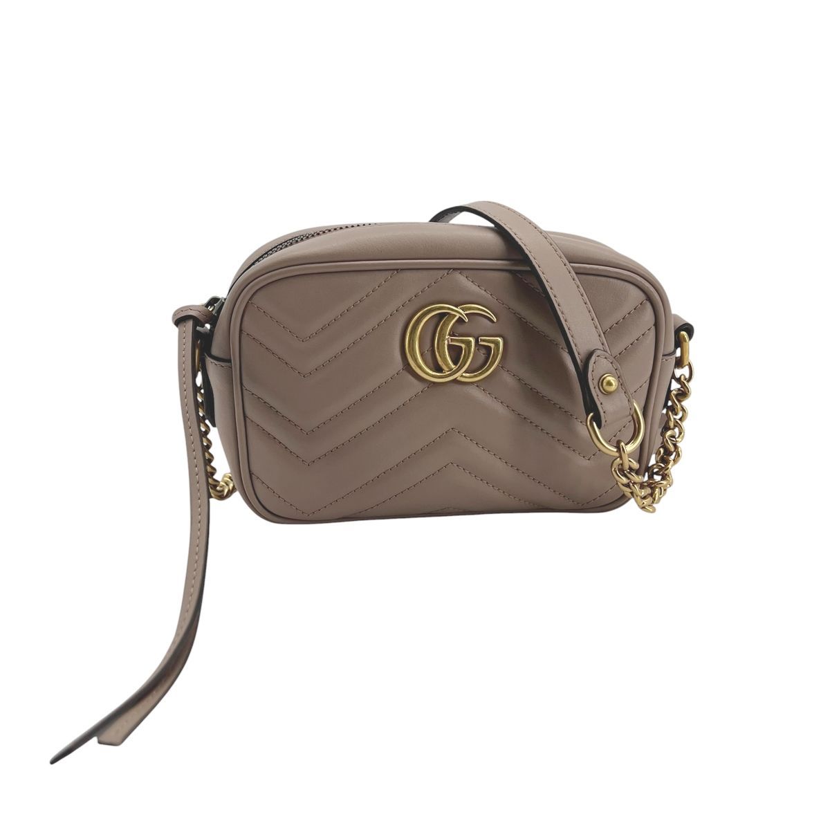 中古】 GUCCI グッチ ショルダーバッグ 448065 GGマーモント 