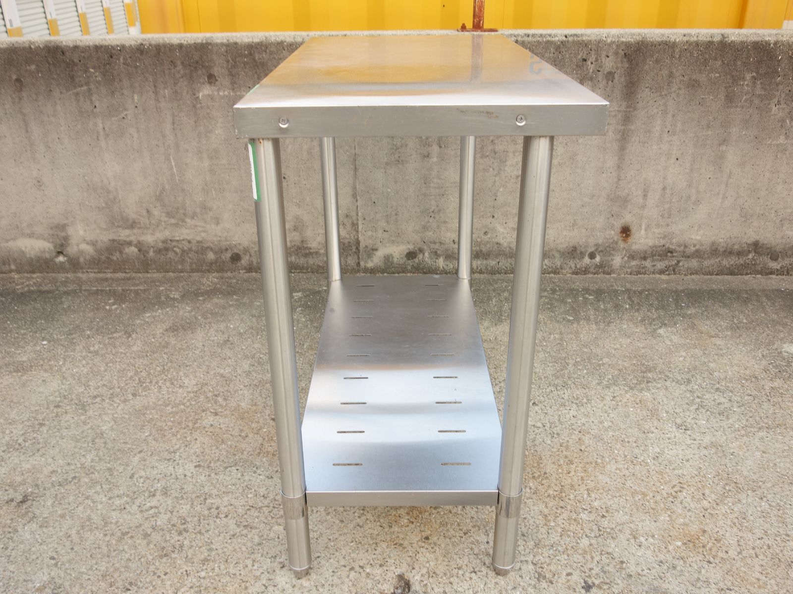 中古】K▽マルゼン 業務用 厨房 作業台 棚 ステンレス 幅900×奥行450