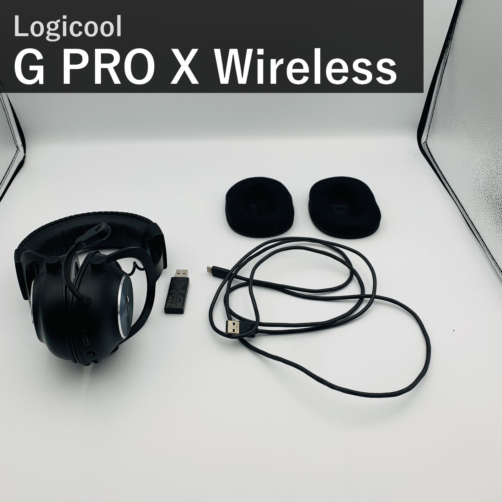 Logicool G PRO X ワイヤレス ゲーミングヘッドセット G-PHS-004WL ブラック LIGHTSPEED DTS Headphone:X 7.1ch マイク付き 50mm Pro-Gドライバー PS5 PS4 PC Switch 国内正規品