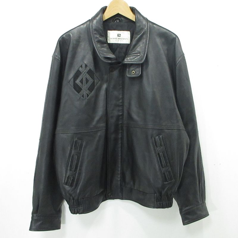 BALMAIN レザージャケット Balmain レザージャケット | ブラック | FARFETCH JP
