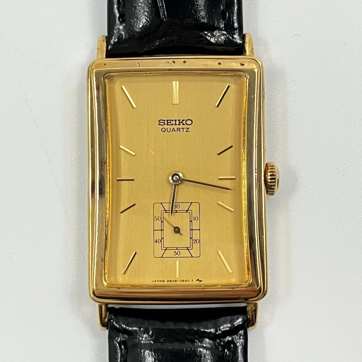 メンズ VINTAGE SEIKO 2628-5110 クォーツアナログ腕時計