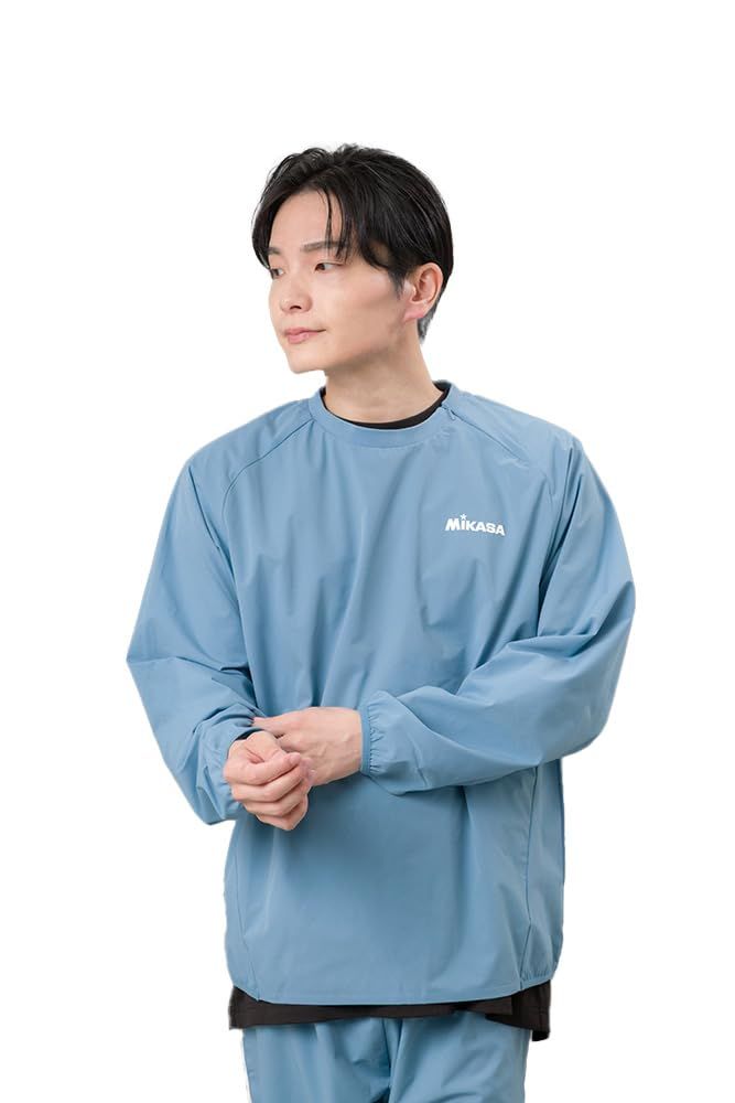 新品 ミカサ(MIKASA) 長袖ピステ ブルー Mサイズ（ユニセックス）2611-BLM