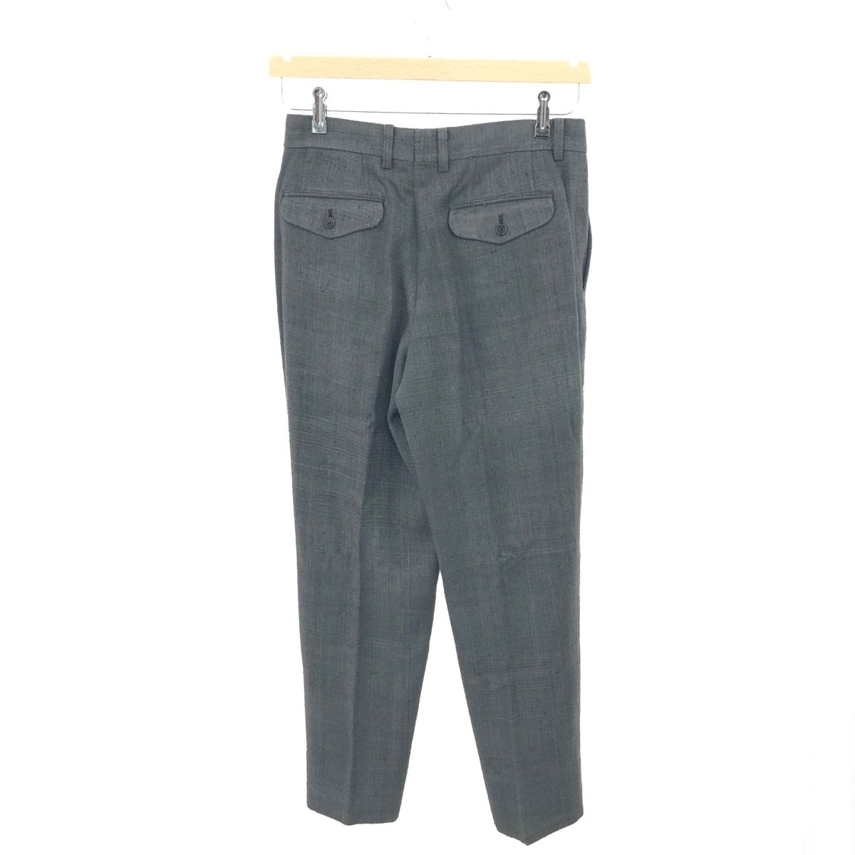 ISSEY MIYAKE イッセイミヤケ シルクパンツ スラックス グレー 切替 ISSEY MIYAKE MEN イッセイミヤケメン シルクスラックスパンツ サイズ