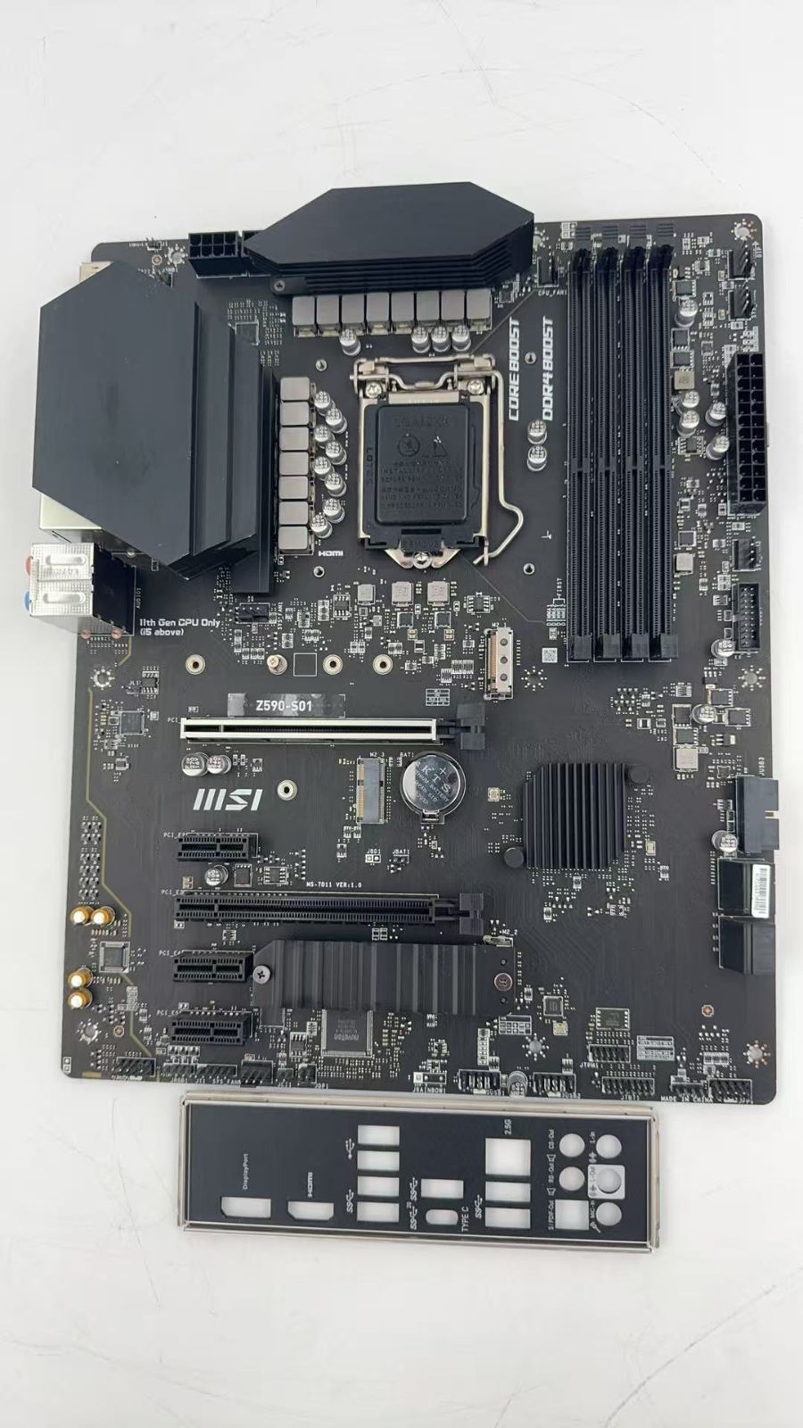 MSI Z590-S01 マザーボード bios動作確認済-メルカリ