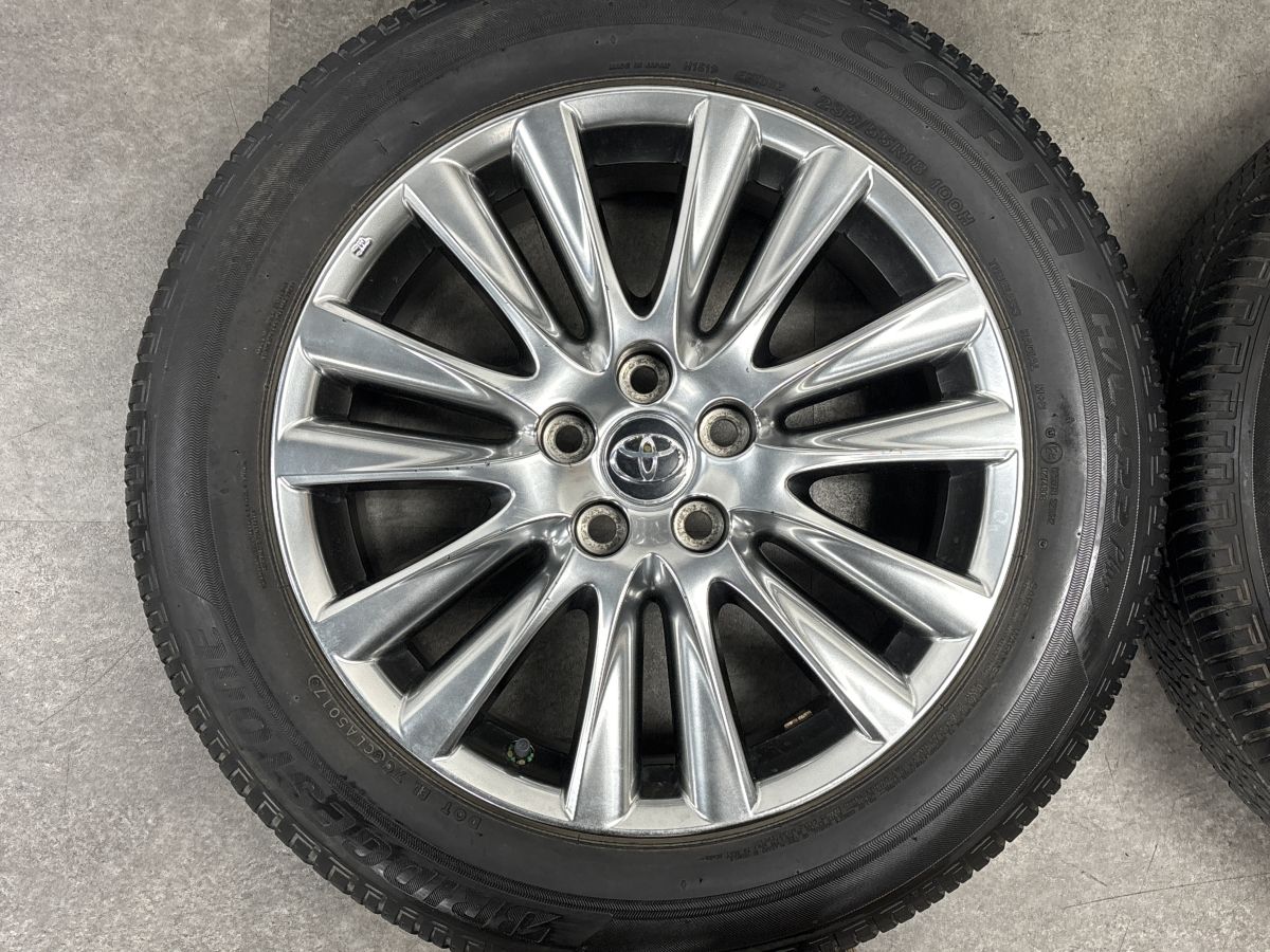 ホイールのみ販売可能】トヨタ 60 ハリアー プレミアム 純正 18in 7.5J