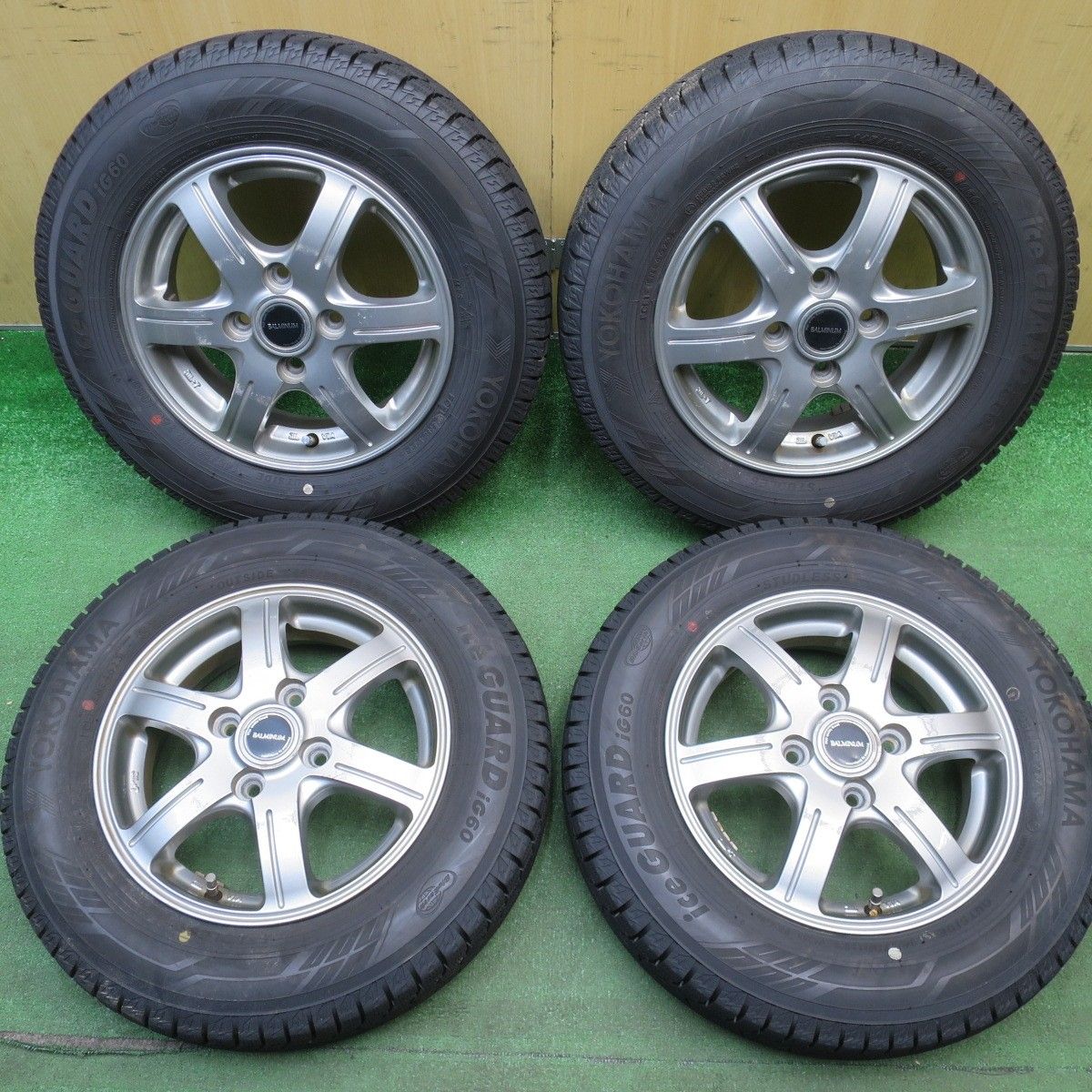 バリ溝　ヨコハマIG60 スタッドレス　4本セット ヨコハマタイヤ（YOKOHAMA TIRE） 【バリ溝】ヨコハマ アイスガード6