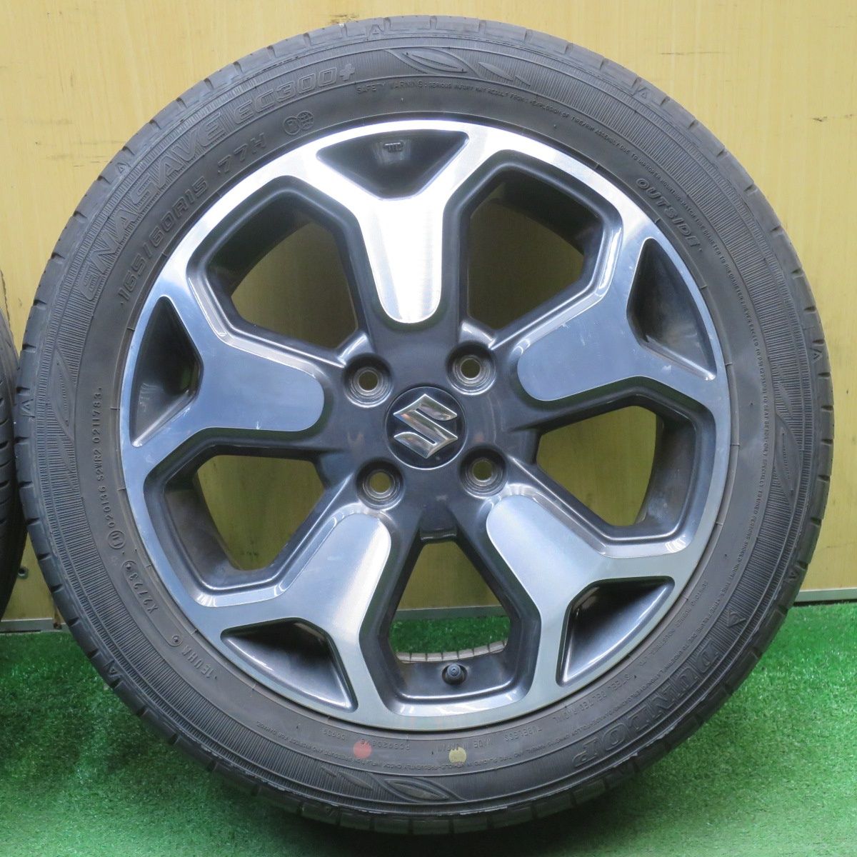 4本価格！23年☆スズキ ハスラー 純正 165/60R15 ダンロップ