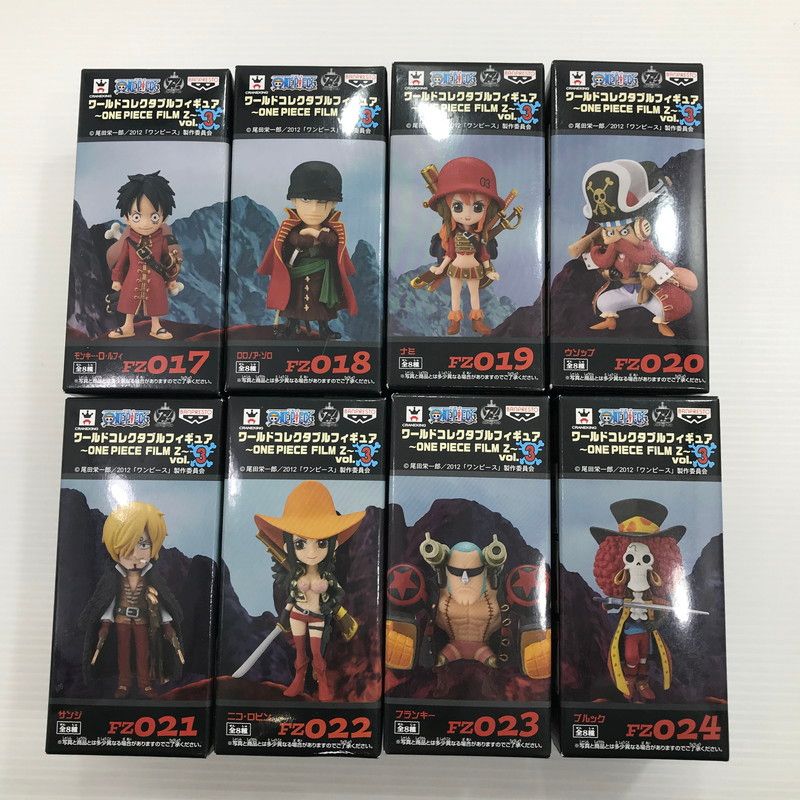 ワンピース ワールドコレクタブルフィギュア FILM Z Vol.3 全8種 中古】【未開封】全8種セット 「ワンピース」 ワールドコレクタブル